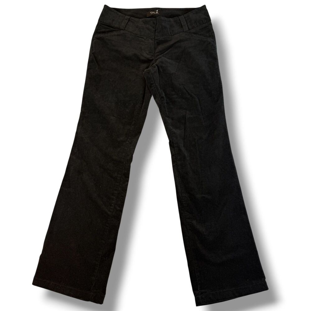 Black Corduroy Pants Low Rise Wide/Boot Leg Y2K/90s Preppy Casual Size 6
